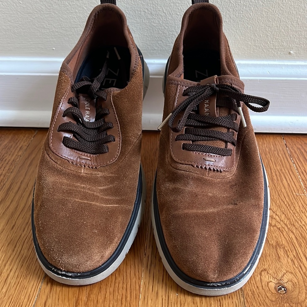 Mens Cole Haan Zero Grand suede shoe, size 8 1/2